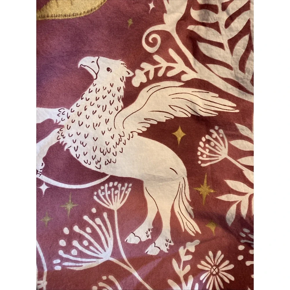 Pottery Barn Teen Harry Potter Magical Twin Duvet‎ Cover & Twin xl sheet set Red